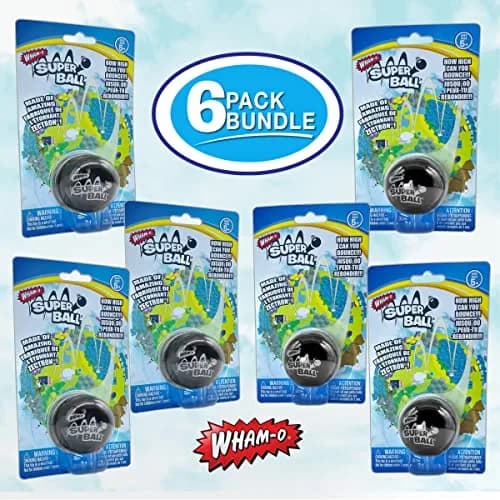 Wham-O Original Superball with Zectron (6 Pack Bundle) | Classic American Toy for Outdoor Fun thumbnail 8