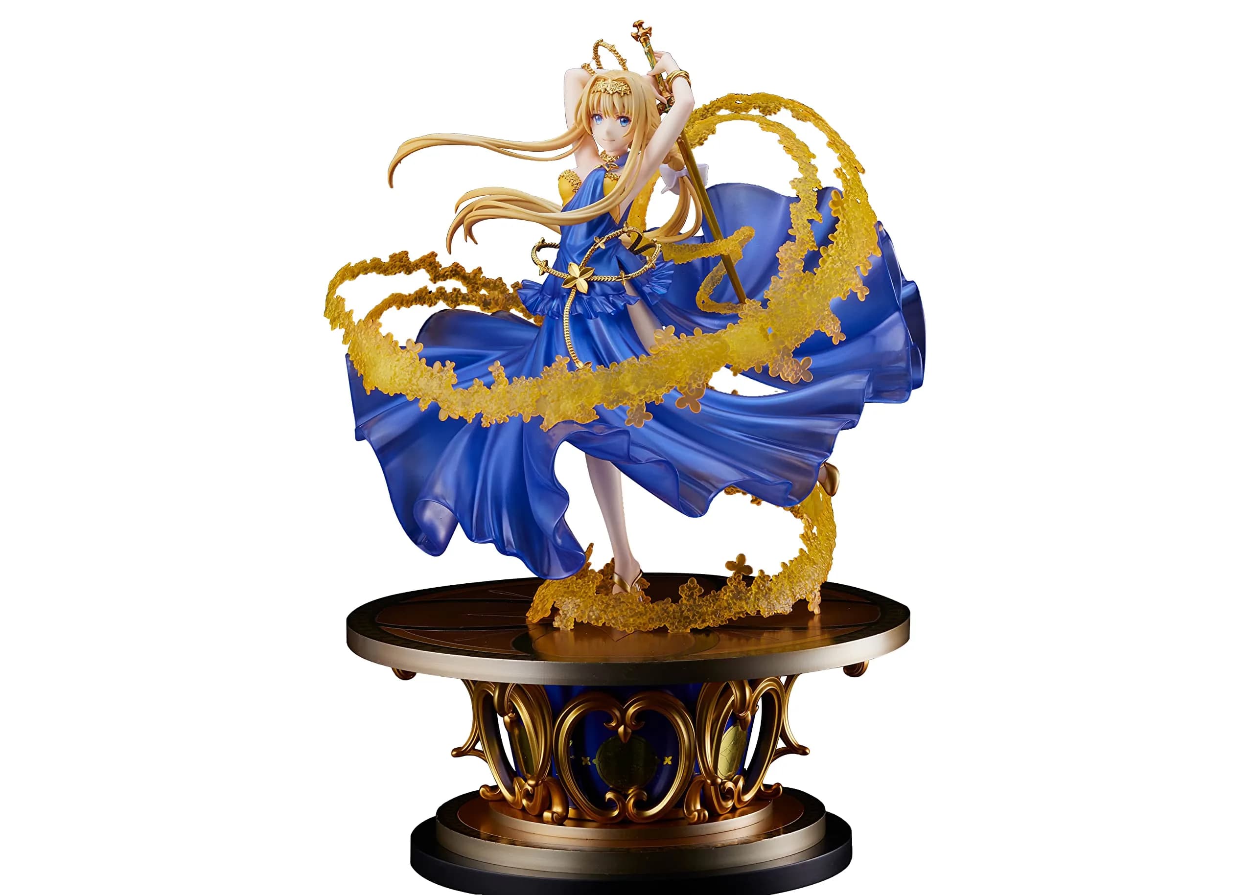 eStream Sword Art Online Alice - Crystal Dress Ver. - 1/7 Scale Figure | Anime Figurine with Magic Effects, 13 5/8" Tall — Multicolor