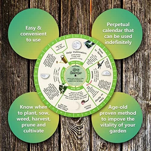 CraftSaints Perpetual Gardening Moon Calendar | Biodynamic Calendar, Companion Planting Chart, Garden Planner thumbnail 4