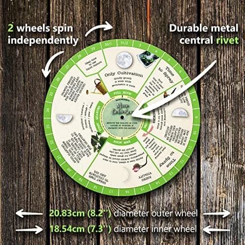 CraftSaints Perpetual Gardening Moon Calendar | Biodynamic Calendar, Companion Planting Chart, Garden Planner thumbnail 3