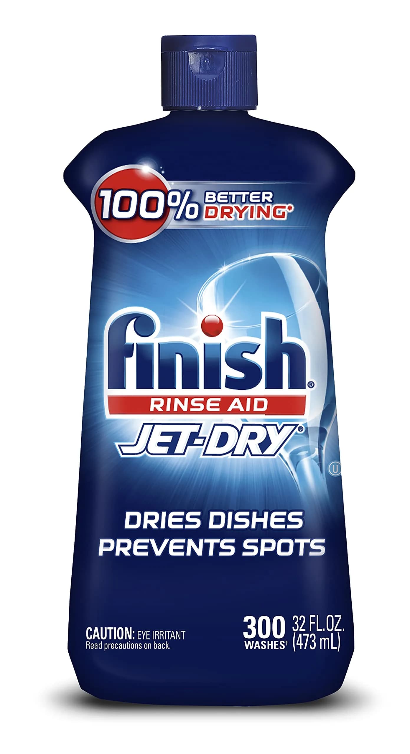 Finish Jet-Dry Rinse Agent 32 Fl Oz (946 ml) Bottles, Pack of 12 | 5x Power Actions for Spotless Dishes - main product image
