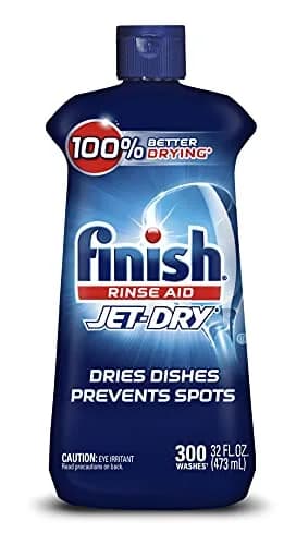 Finish Jet-Dry Rinse Agent 32 Fl Oz (946 ml) Bottles, Pack of 12 | 5x Power Actions for Spotless Dishes thumbnail 1