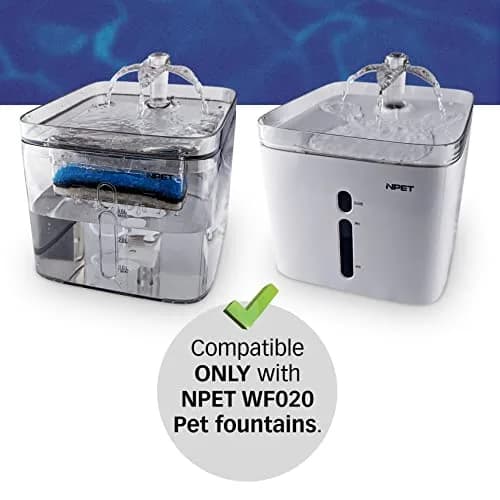 PET STANDARD Filters for NPET WF020 Fountain | 12-Pack Replacement Filters for Cats thumbnail 5