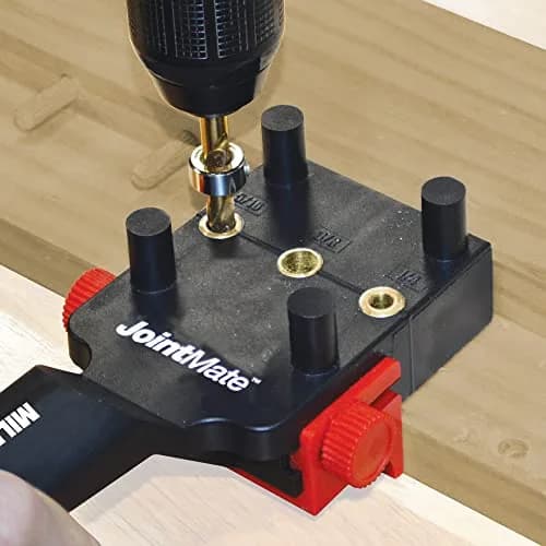 Milescraft 1332 Joint Mate Dowel Jig with 3 Metal Bushings (1/4", 5/16", 3/8") | For Corner, Edge, and Surface Joints thumbnail 3