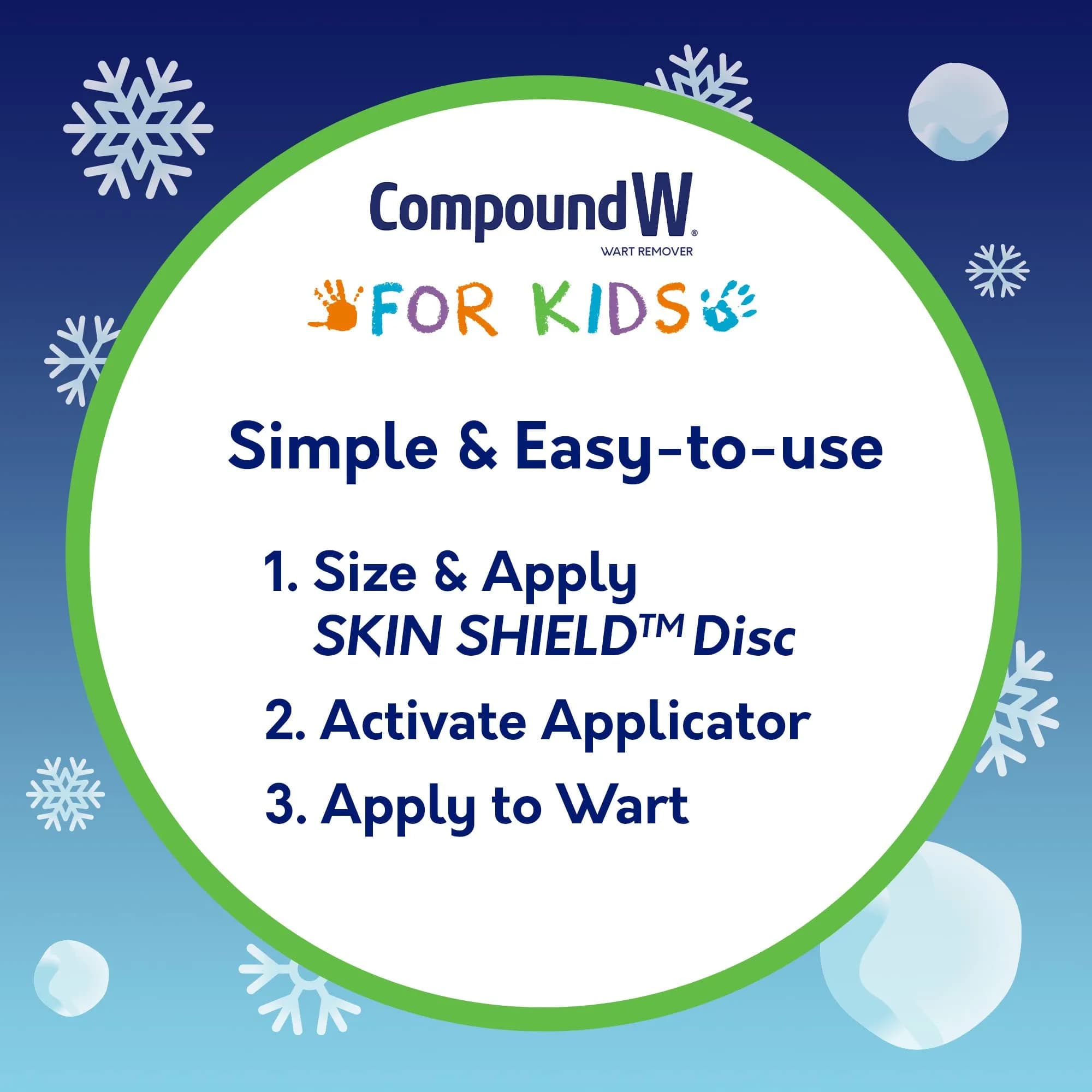 Compound W Freeze Off Wart Remover for Kids, 15 Applications | Cryo Treatment for Common & Plantar Warts - view 6