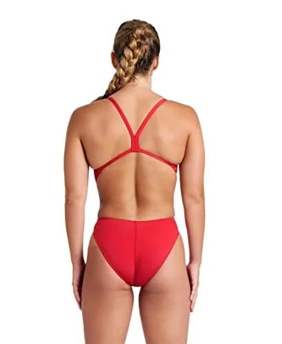 ARENA Women's Solid Team MaxLife Swimsuit Challenge Back 32 | Chlorine-Resistant, Quick-Drying, US Size 32 thumbnail 2