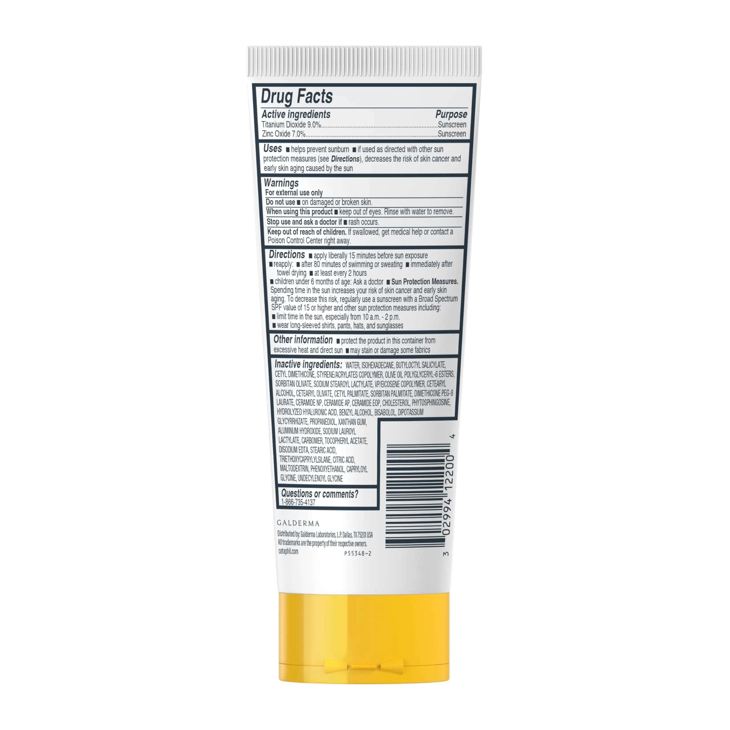 Cetaphil Sheer Mineral Sunscreen Lotion SPF 50 89ml (3 Fl Oz) | Dermatologist Recommended for Sensitive Skin - view 8