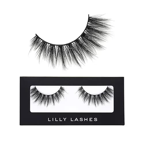 Lilly Lashes Premium Synthetic Lashes LA | Natural Look, Reusable Up to 10 Wears, 15mm thumbnail 1