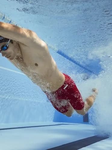 ARENA Men's Team Colors Solid Swim Jammer MaxLife Athletic Swimwear US Size 18 | Chlorine-Resistant, UV Protected thumbnail 3