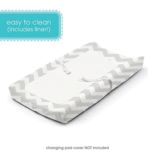 Ingenuity Contoured Changing Pad with Liner & Safety Strap | 82 cm x 41 cm (32" x 16") thumbnail 5