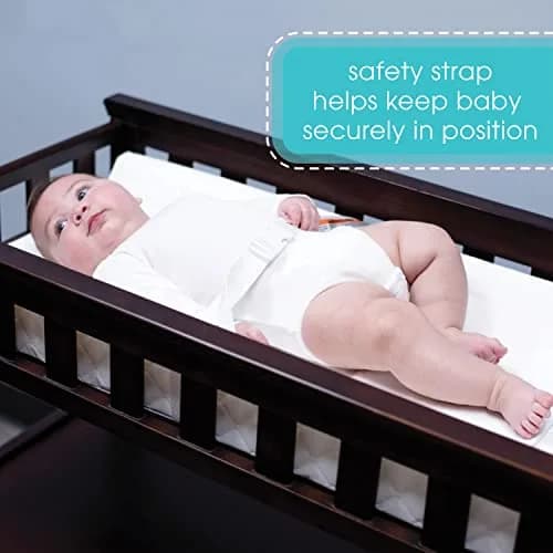 Ingenuity Contoured Changing Pad with Liner & Safety Strap | 82 cm x 41 cm (32" x 16") thumbnail 2
