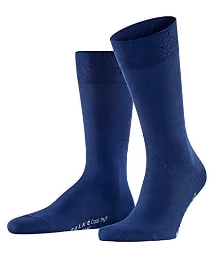 FALKE Men's Cool 24/7 Crew Socks Royal Blue 2.27 kg (5 lb) | Breathable Organic Cotton for Work or Leisure thumbnail 1