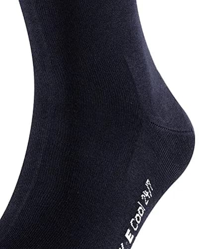 FALKE Men's Cool 24/7 Crew Socks Dark Navy Blue 41-42 (EU 8-9 US) | Breathable Organic Cotton Business Socks thumbnail 5