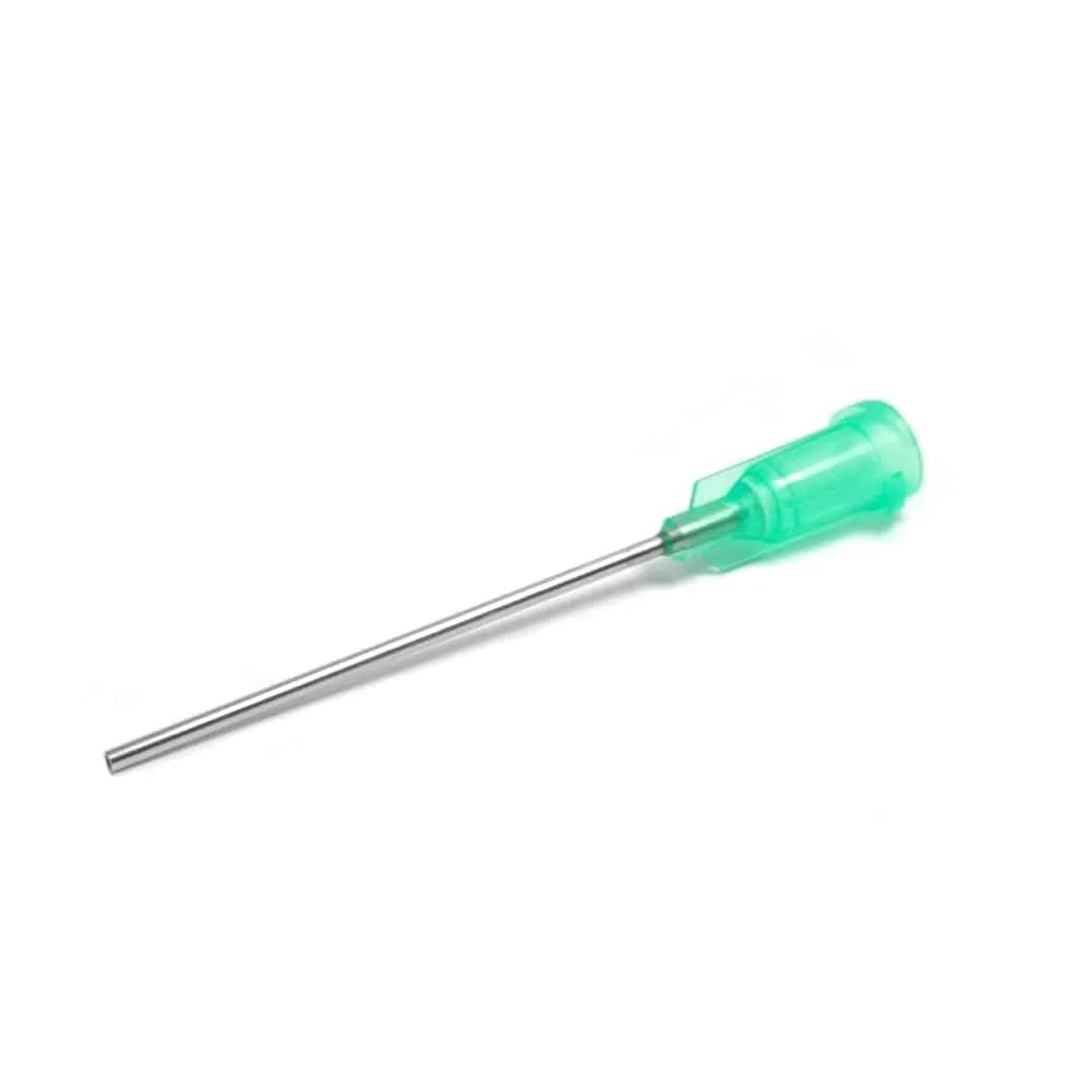 SANANTS 18 Gauge 1.5in Blunt Tip Dispensing Needles, Green 50 PCS | Industrial Precision Applicators — Green