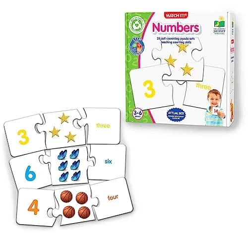 The Learning Journey Match It! Numbers Self-Correcting Counting Puzzles 60 Pieces | Educational Toy for Ages 3+ thumbnail 1