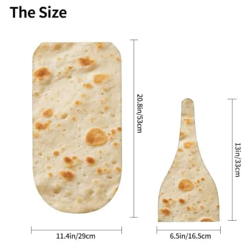 Osvbs Burrito Taco Tortilla Newborn Swaddle Blanket with Beanie Set | Soft & Stretchy for 0-6 Months thumbnail 5
