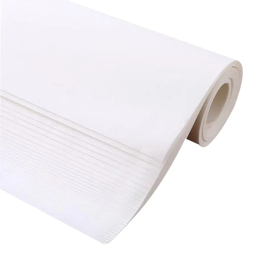Huakaile White Raw Xuan Paper 36cm x 26cm (14.1 x 10.2 Inches) | 30 Sheets for Calligraphy & Watercolor Practice