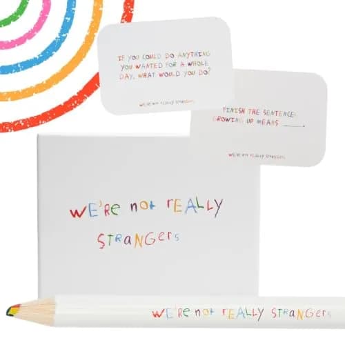 WE'RE NOT REALLY STRANGERS Kids Edition | Conversation Card Game for Kids Ages 5+ thumbnail 2