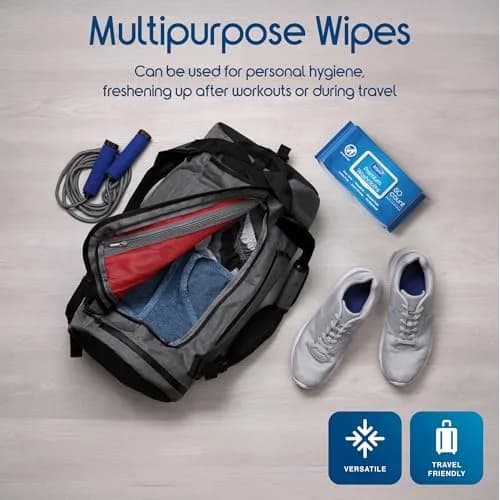 Inspire Adult Wet Wipes, Wash Cloths 50 Count (Pack of 1) | Hypoallergenic & Aloe Vera Infused for Sensitive Skin thumbnail 7