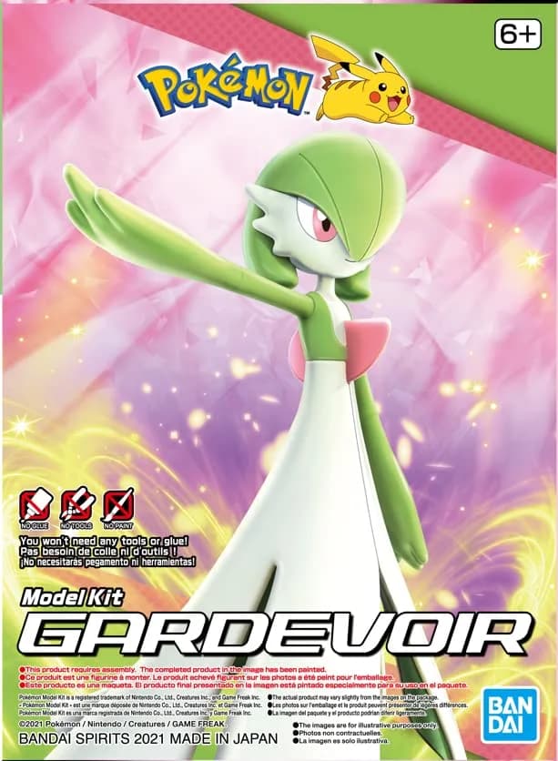 Bandai Hobby Small Gardevoir & Riolu & Lucario Pokémon Model Kit - Poseable Figures - view 2