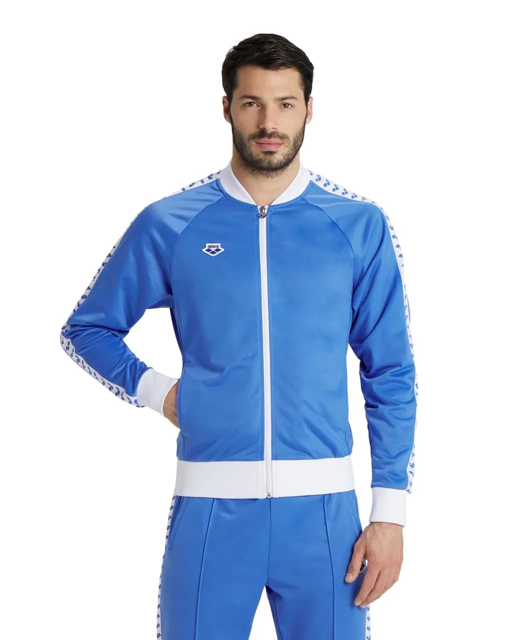 ARENA Men's IV Team Relax Track Jacket Small | Retro Lightweight Athletic Style