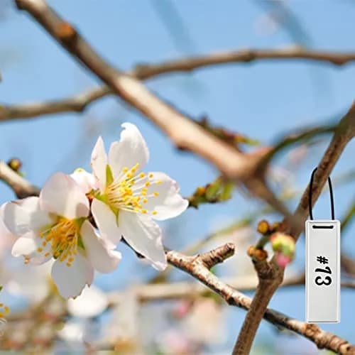 Ioffersuper Aluminum Plant Tags with Metal Wires - 200 Pack, 1 x 3.25 Inch | Waterproof Outdoor Garden Markers thumbnail 4