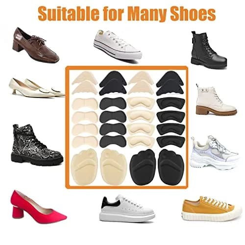 LHHXX33 Shoe Filler Heel Pads 16 Pairs | Comfortable, Breathable Foam Inserts for Women’s Shoes thumbnail 7
