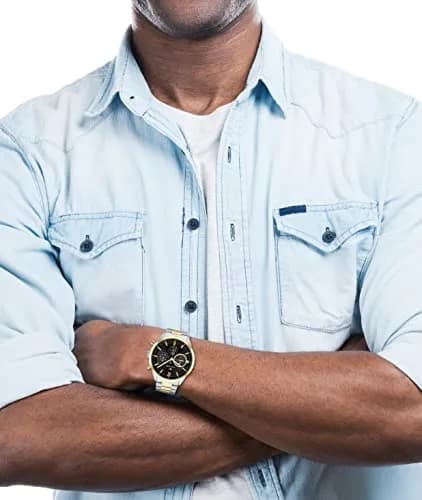 Tommy Hilfiger Men's Multifunction Two Tone Stainless Steel Watch, 44mm | Quartz, 50M Water-Resistant, Classic & Bold thumbnail 2