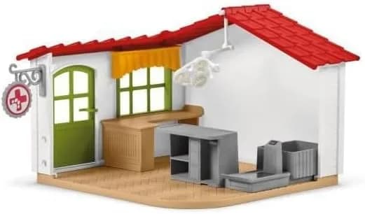Schleich Farm World - 43Pc Veterinarian Practice with Pets | Interactive Animal Playset for Kids 3+ thumbnail 4