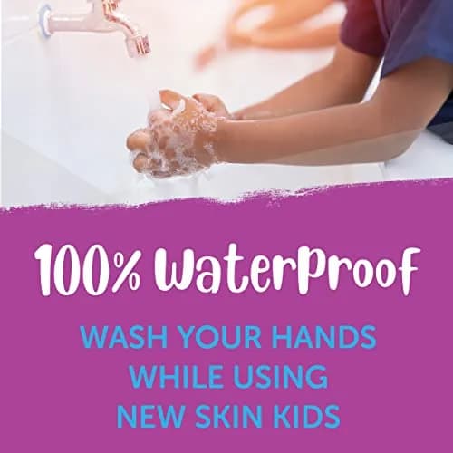 NEW-SKIN Kids Liquid Bandage Paint 0.3 oz | Water-Resistant, Fun Color First Aid thumbnail 6