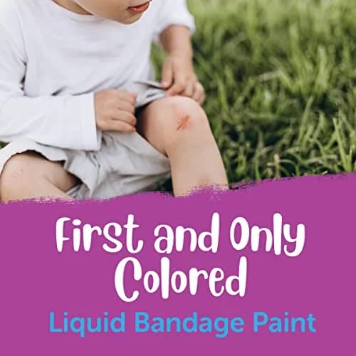 NEW-SKIN Kids Liquid Bandage Paint 0.3 oz | Water-Resistant, Fun Color First Aid thumbnail 7