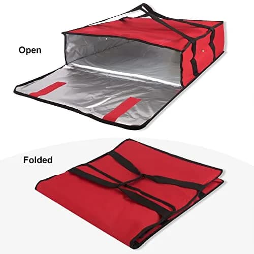 Trail maker Pizza Bags for Delivery 20" x 20" x 6" | Insulated Hot & Fresh Food Carrier thumbnail 5