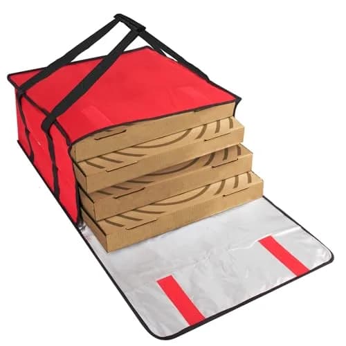 Trail maker Insulated Pizza Delivery Bag, 20" x 20" x 10" | Heavy-Duty Food Carrier for Delivery & Catering thumbnail 1