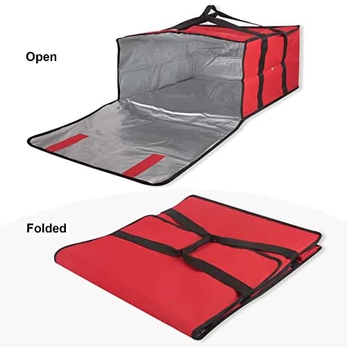 Trail maker Insulated Pizza Delivery Bag, 20" x 20" x 10" | Heavy-Duty Food Carrier for Delivery & Catering thumbnail 4