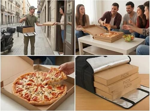 Trail maker Pizza Bags for Delivery 20" x 20" x 10" | Insulated Hot & Fresh Carry Bag thumbnail 2