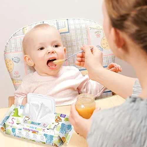 HAPPY BUM Baby Wet Wipes Unscented 320 Count | Gentle on Sensitive Skin, Extra Large Size thumbnail 2