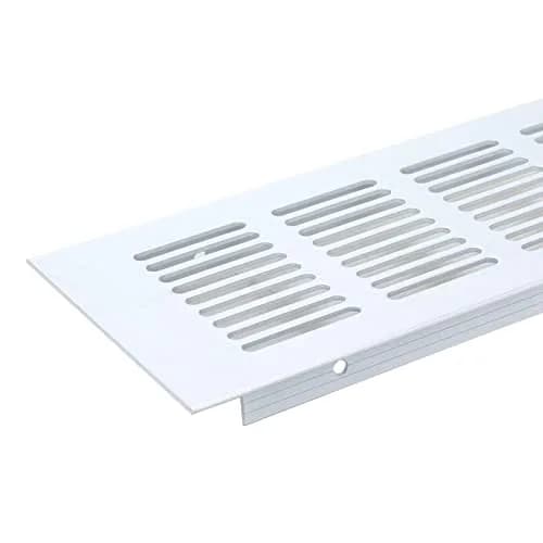 Geesatis White Air Vent Covers 2Pcs Fits 10.55'' x 2.48'' Duct Openings | Rust-Proof Aluminum for HVAC thumbnail 6