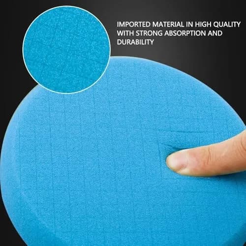 SPTA Blue T60 Moderate-Cut Foam Polishing Pads 16.5cm (6.5 Inch) | Remove Sanding Marks & Oxidation thumbnail 4