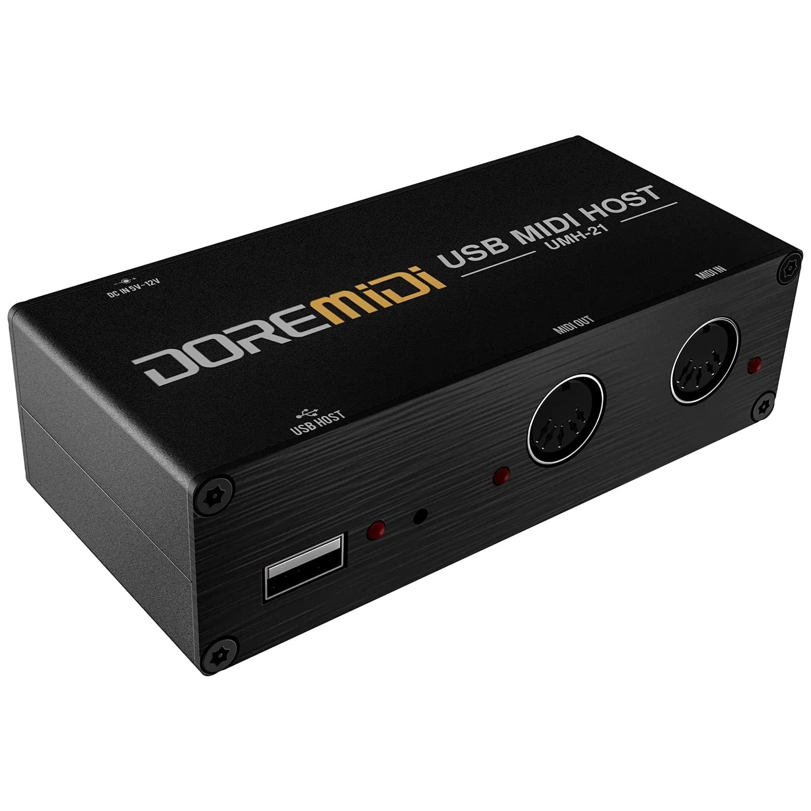 Camola Upgraded USB Host MIDI Interface 1-in 1-out | High-Speed USB to MIDI Converter with 16 Channels