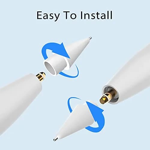Paiholy White 4 Pack Pencil Tips for Apple Pencil | Precise Control Replacement Nibs (0.8mm) thumbnail 6
