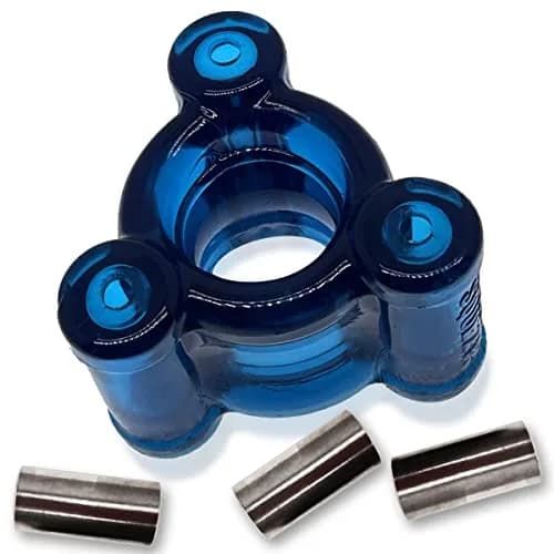 Oxballs Heavy Squeeze Triple Weighted Ballstretcher 1 Count | Space Blue thumbnail 1