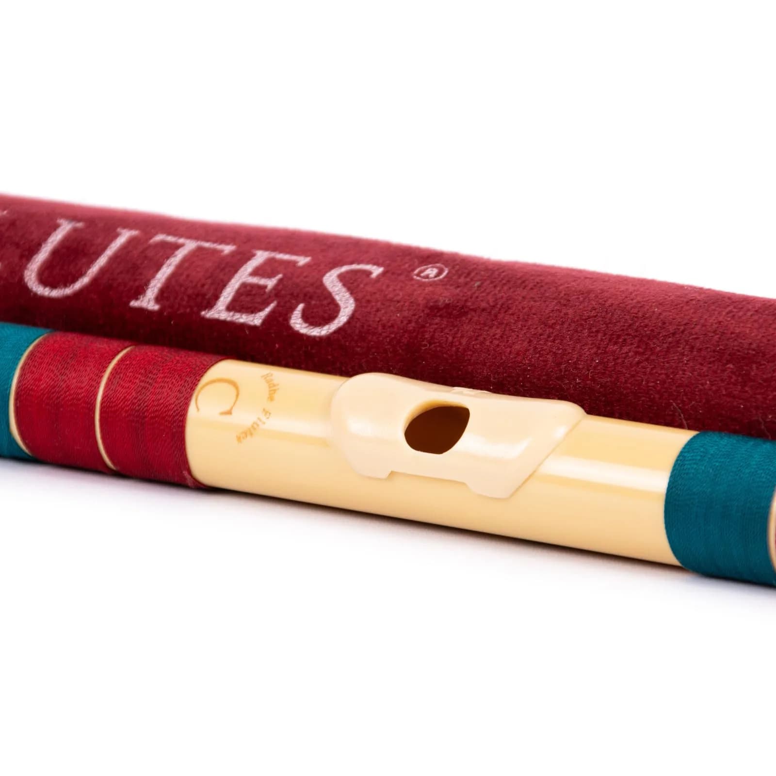 Radhe Flutes C Natural Bansuri | 49 cm (19.3 in) | Tuned to A=440Hz | PVC Flute with Velvet Cover & Lessons - view 7