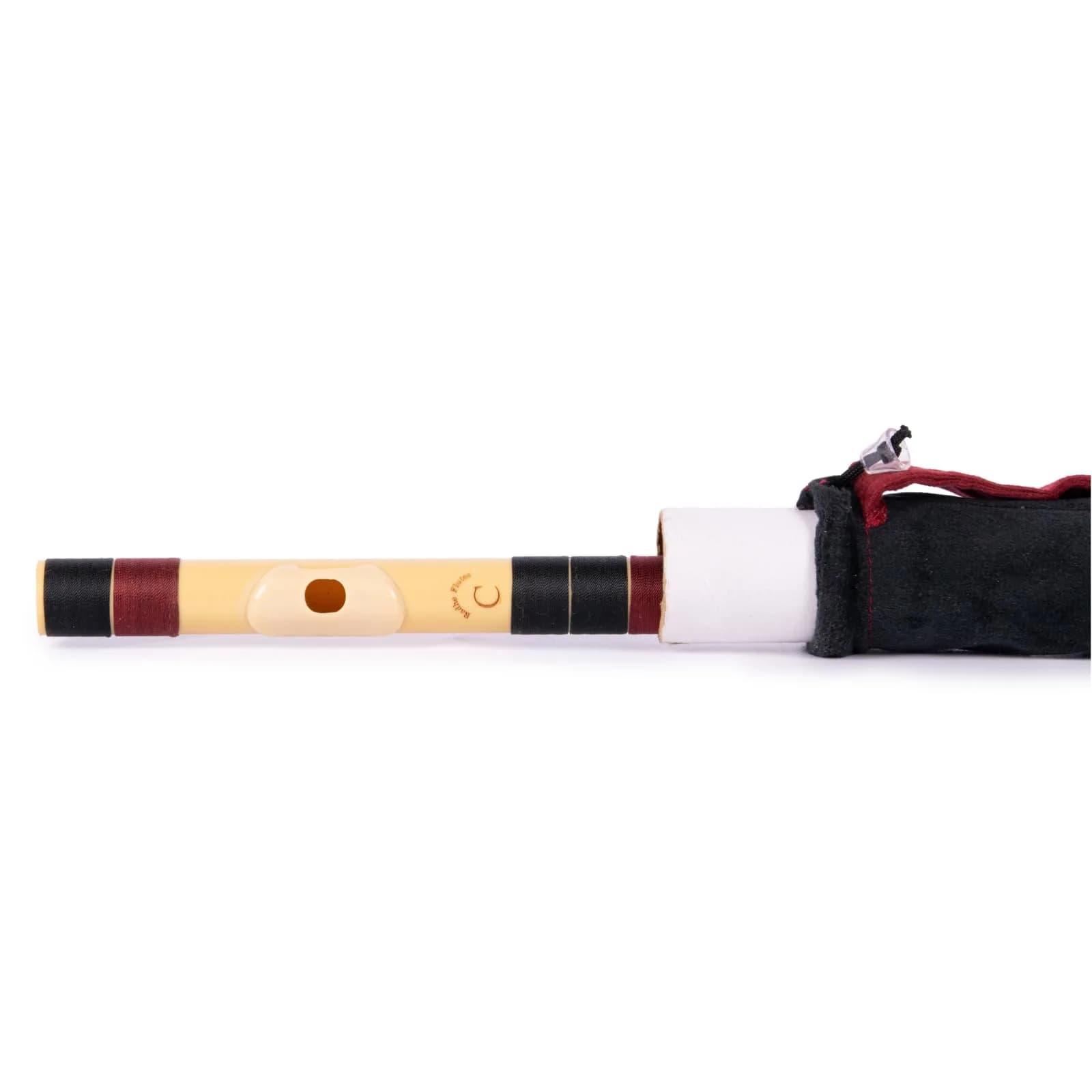 Radhe Flutes C Natural Bansuri 49cm (19.3in) | Tuned to A=440Hz for Authentic Indian Classical Music - view 6