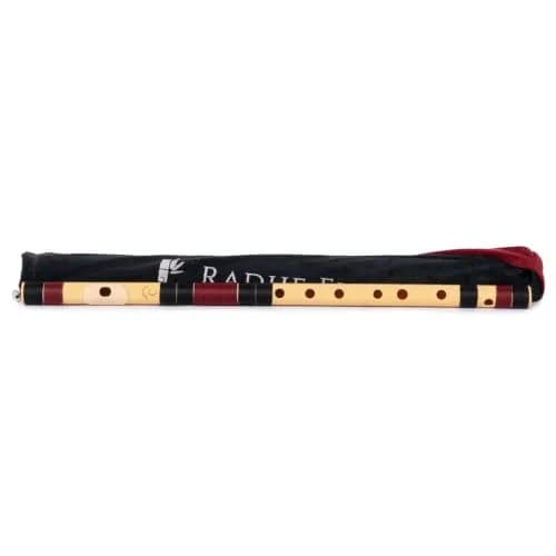 Radhe Flutes C Natural Bansuri 49cm (19.3in) | Tuned to A=440Hz for Authentic Indian Classical Music thumbnail 3