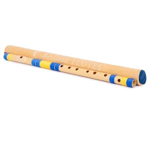 Radhe Flutes C Natural Bansuri PVC Fiber 49cm (19.3in) | Tuned to A=440Hz for Indian Classical Music thumbnail 6