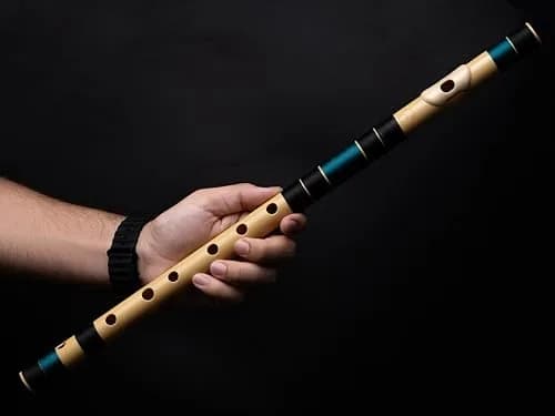 Radhe Flutes C Natural Bansuri 49 cm (19.3 in) | Tuned to A=440Hz for Indian Classical Music thumbnail 8