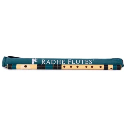 Radhe Flutes C Natural Bansuri 49 cm (19.3 in) | Tuned to A=440Hz for Indian Classical Music thumbnail 3