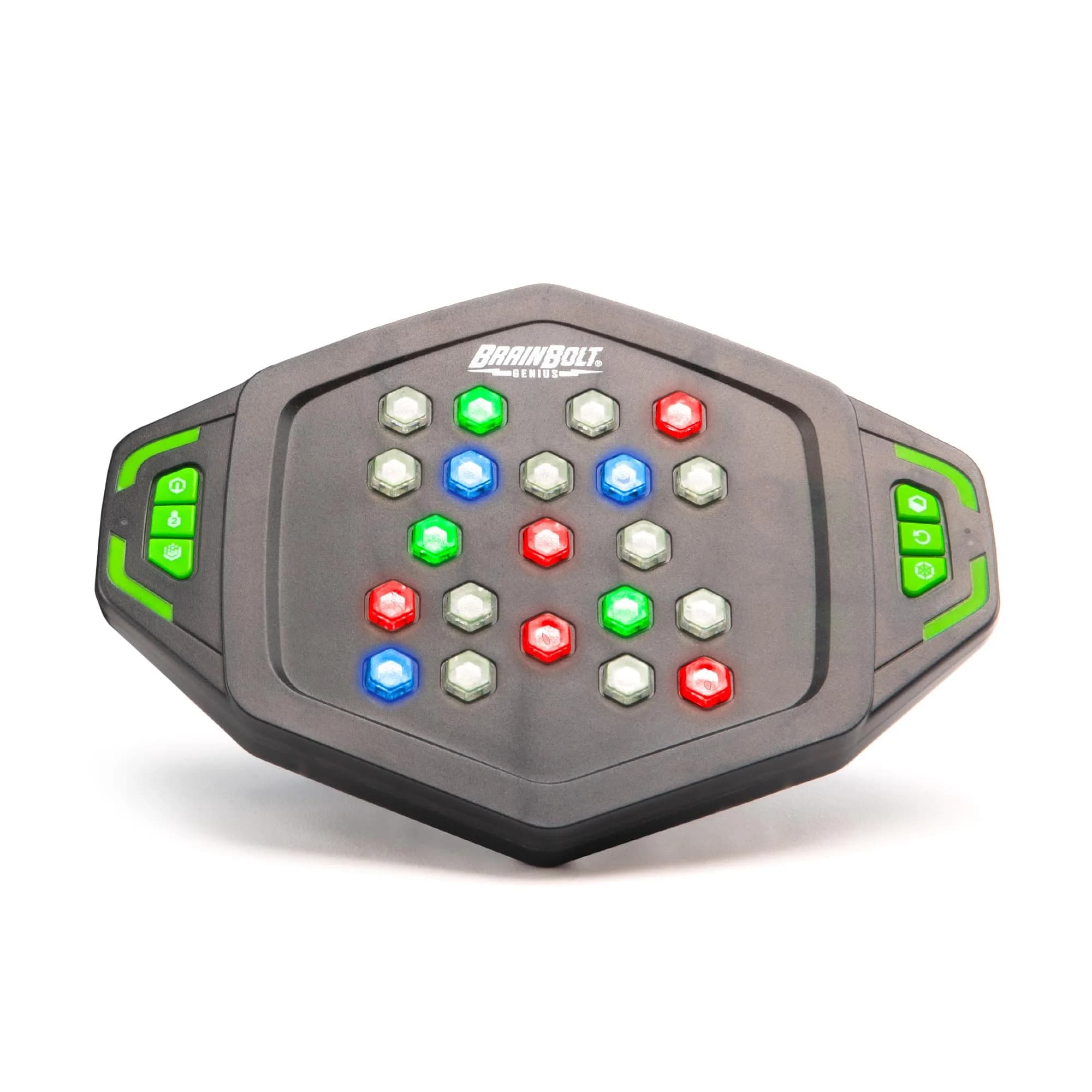Educational Insights BrainBolt Genius Handheld Memory Game | Screen-Free Cognitive Challenge for Kids 7+ — Black