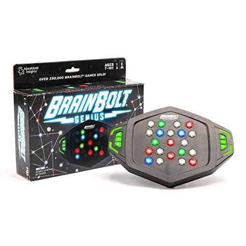 Educational Insights BrainBolt Genius Handheld Memory Game | Screen-Free Cognitive Challenge for Kids 7+ thumbnail 2