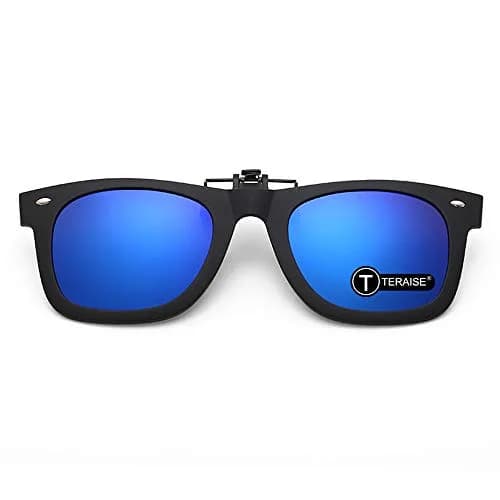 TERAISE Polarized Clip on Sunglasses with Flip Up Function Suitable Driving | UV400, Polarized, Unisex thumbnail 1